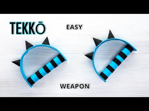 How to Make Tekkō Brass Knuckles - Easy Paper Craft for Kids!