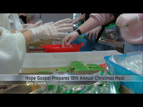 Hope Gospel Mission prepares 18th annual Christmas Community Dinner