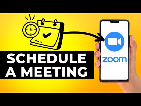 How to Schedule a ZOOM Meeting on Phone (Step by Step)