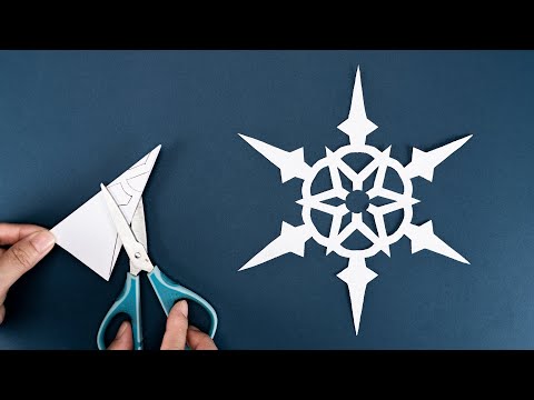 Paper Snowflake #60 - How to make Snowflakes out of paper - Christmas Ornaments