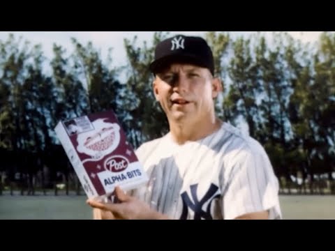 Mickey Mantle Commercial • Post Cereal Baseball Cards (1961)