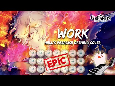 WORK (Hell's Paradise Opening) by millennium parade x Sheena Ringo | EPIC Genshin Impact Lyre Cover