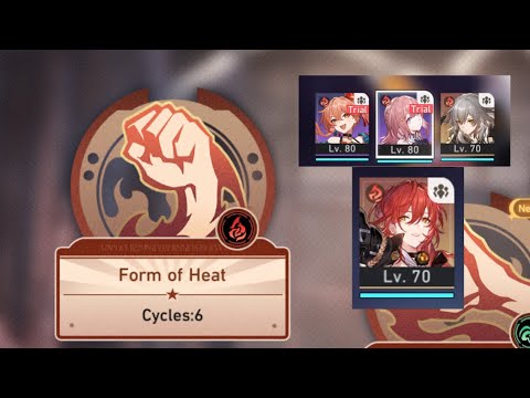 [Honkai  Star Rail] Boulder Town Super League: Form of HEAT Mono-Fire Team 6-Cycles