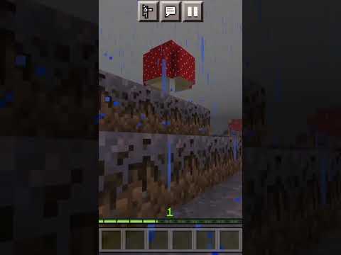 exploring the mushroom biome in Minecraft