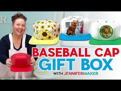 Make Your Own Baseball Cap Gift Box With Paper - Easy DIY Tutorial!