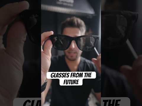 These glasses take videos and play music