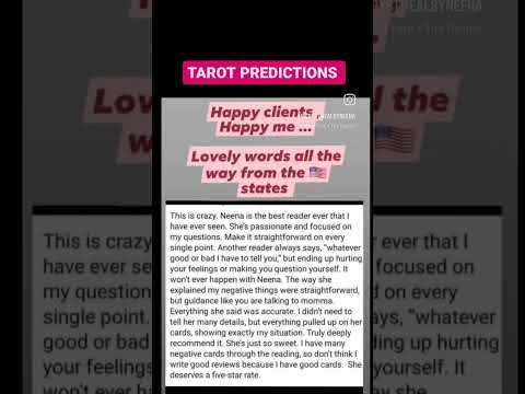 TAROT PREDICTIONS |HAPPY CLIENT|USA CLIENT| PREDICTIONS COME TRUE| TAROT REVIEW #tarot#tarotreading#