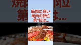 筋肉に良い焼肉の部位ランキング！ #shorts #筋肉 #焼肉