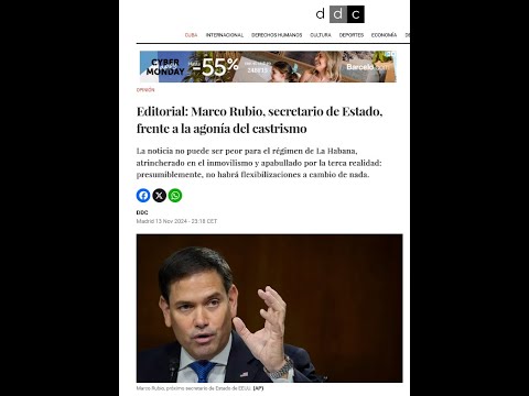 Prensa mercenaria anticubana adapta su lenguaje a la llegada de su padrino Marco Rubio