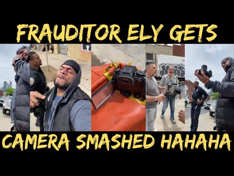 Frauditor Ely Gets Camera Smashed HAHAHA