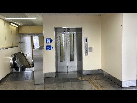 北九州モノレール 城野駅のエレベーター（三菱製）