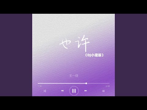 也许 (Dj小建版伴奏)