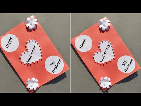 Anniversary Card For Husband 😍 | Handmade Greeting Cards | Valentine's Day Card | love 😘 Card Ideas