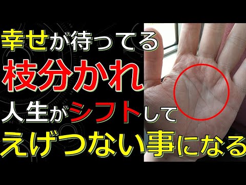 あるとすごい二股の手相！幸運や成長を告げる枝分かれ線の意味（感情線、知能線、運命線、生命線）