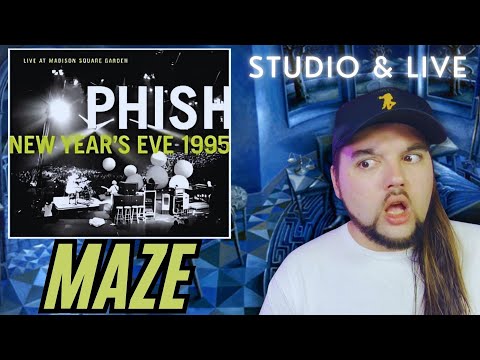 Phish "Maze" (Studio & Live) FIRST TIME REACTION