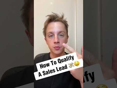 How To Qualify A Sales Leadd 🤑💸