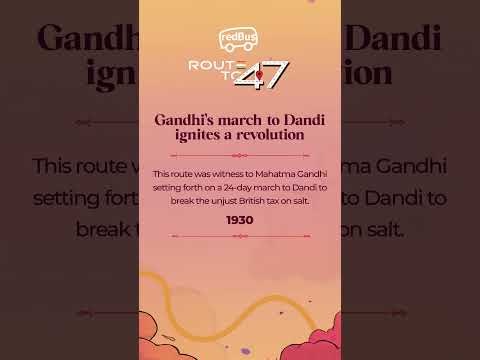 Gandhi’s march to Dandi ignites a revolution