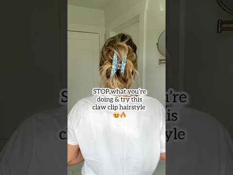 STOP What You’re Doing & Try This Claw Clip Hairstyle