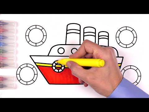 Ship Coloring Pages / Akn Kids House