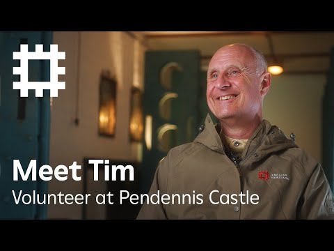 Meet volunteer Tim: sharing his passion for Pendennis Castle