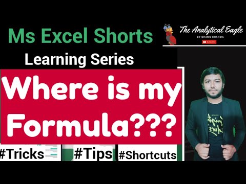 18 #shorts | How to find cells where Formula is Overwritten || #shorts #Youtubeshorts