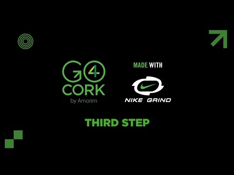 Third step - How to install an underlayment - Go4cork Blend with Nike Grind