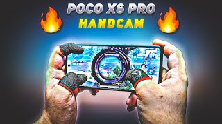 POCO X6 PRO HANDCAM 🔥 AFTER 3.5 UPDATE BGMI/PUBG 90 FPS TEST & FPS METER #pocox6pro #poco