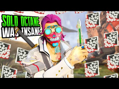 SOLO OCTANE 20 KILLS ABSOLUTELY INSANE (Apex Legends Gameplay)