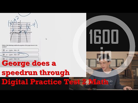 Yale Math Grad Explains Digital SAT Test 2 Module 1 in UNDER 8 MINUTES