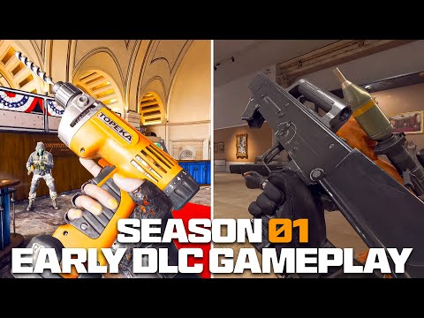 NEW Power Drill, Sirin 9mm & MORE DLC Weapons EARLY GAMEPLAY! (Black Ops 6 NEW Weapons SHOWCASE)