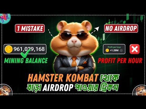 Hamster Kombat থেকে Airdrop পাবেন না ⛔️| Hamster Kombat Top Secret | Hamster Kombat Mistakes