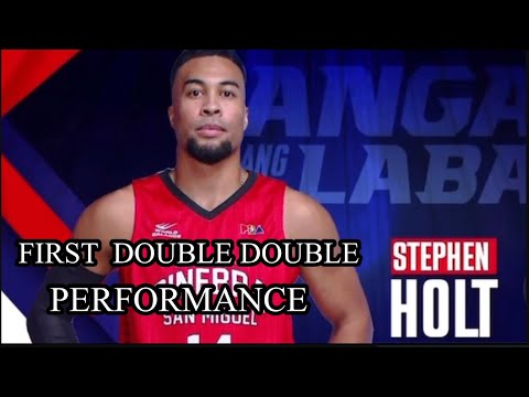 STEPHEN HOLT BEST GAME DOUBLE DOUBLE TAMBAK ANG NLEX vs GINEBRA