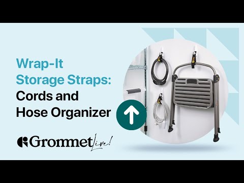 Wrap-It Storage Straps: The Best Solution for Organizing Cords, Hoses, Rope, and More | Grommet Live