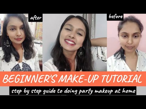 Step By Step Party Makeup | Beginner's Brand Makeup Tutorial With MAC & Estee Lauder Cosmetics