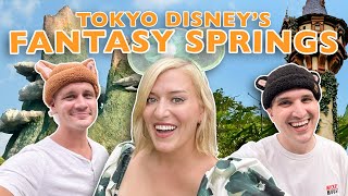 Disney's NEWEST Land In The WORLD: Fantasy Springs In Tokyo DisneySea | ALL Rides, Snacks, Details