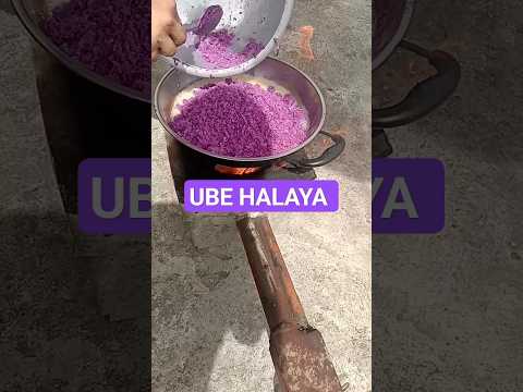 UBE HALAYA 💜 #cooking #ubehalaya #purpleyam