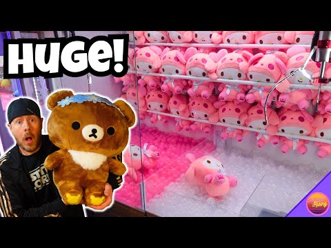 This Might Be the Biggest Claw Machine Prize We Have Ever Won! Round 1