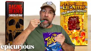 ‘Pepper X’ Creator Ed Currie Tries 16 Of The Hottest Snacks | Hot Takes | Epicurious