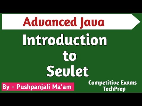 Lec - 3.1 Introduction to Servlet, its Working, Advantages in Advanced Java in Hindi