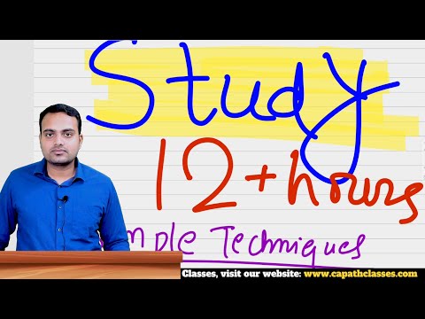 Best Motivational video to study more than 12 hours in a day| Ca Prakash Patel