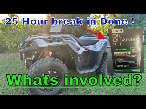 Polaris Sportsman 850 | 25 hr Break in service