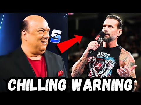 BREAKING NEWS - Paul Heyman Issues a CHILLING WARNING To CM Punk