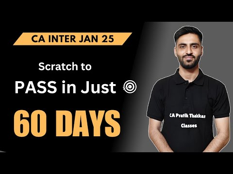 CA Inter in 60 Days Jan 25 Strategy