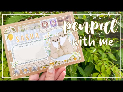 PENPAL WITH ME | Summer Otter themed letter for Sasha