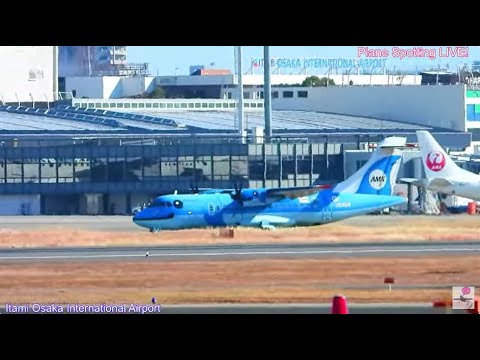 新春・天草エアライン・みぞか号到着・出発 伊丹空港ライブ配信!  Plane Spotting Live!  Osaka International Airport 01/02/2025