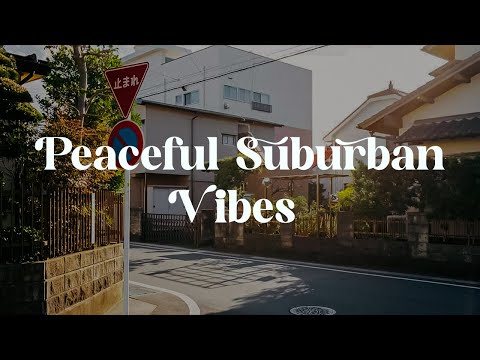 Peaceful Suburban Vibes ☀️ Calm Lofi Mix for Relaxation and Peace