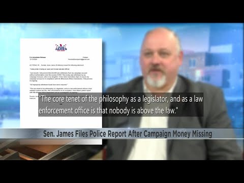 Sen. Jesse James files police report after his daughter withdraws $32,000 from campaign account