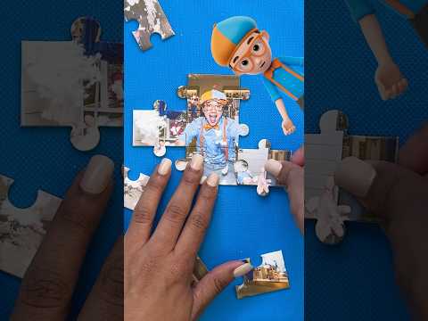 Can you solve the Blippi puzzle in 30 seconds!? Easy Games for Kids! #blippi #shorts