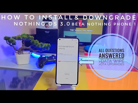 nothing OS 3.0 android 15 nothing phone 1 install and downgrade