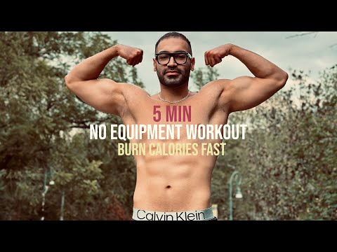 5-Minute No-Equipment Upper Body Workout to Burn Calories Fast! 💪🔥